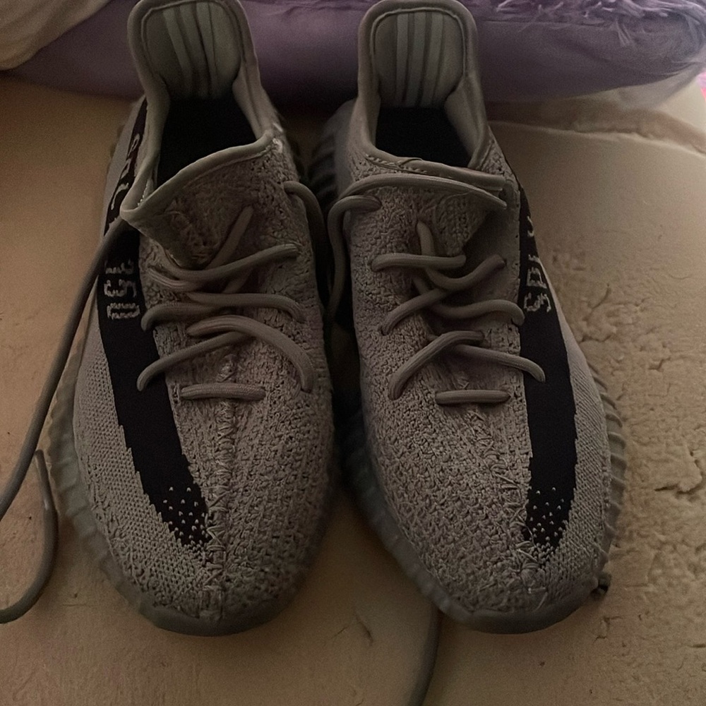 Asis Yeezy Boost 350 V2 Sneakers in army, green and Black